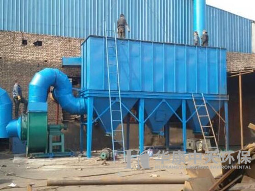 泊頭市華康環(huán)保發(fā)往安徽省黃山市食品廠(chǎng)濾筒除塵器