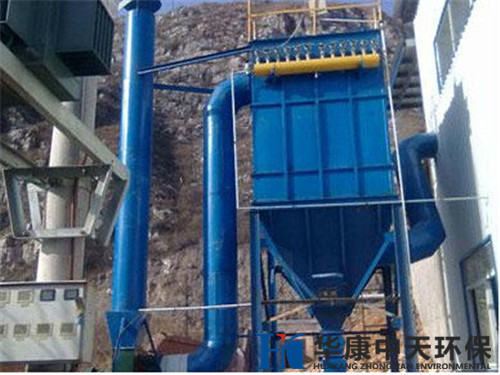 華康環保為天津生產的10噸鍋爐除塵器安裝現場